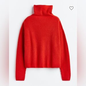 H&M ribbed turtleneck sweater